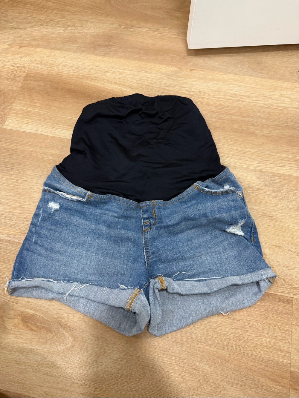Maternity Denim Shorts